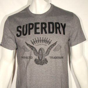Supedry men's T-Shirt size large slim fit gray